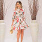 CINDY Floral Long Sleeve Mini Dress - FINAL SALE