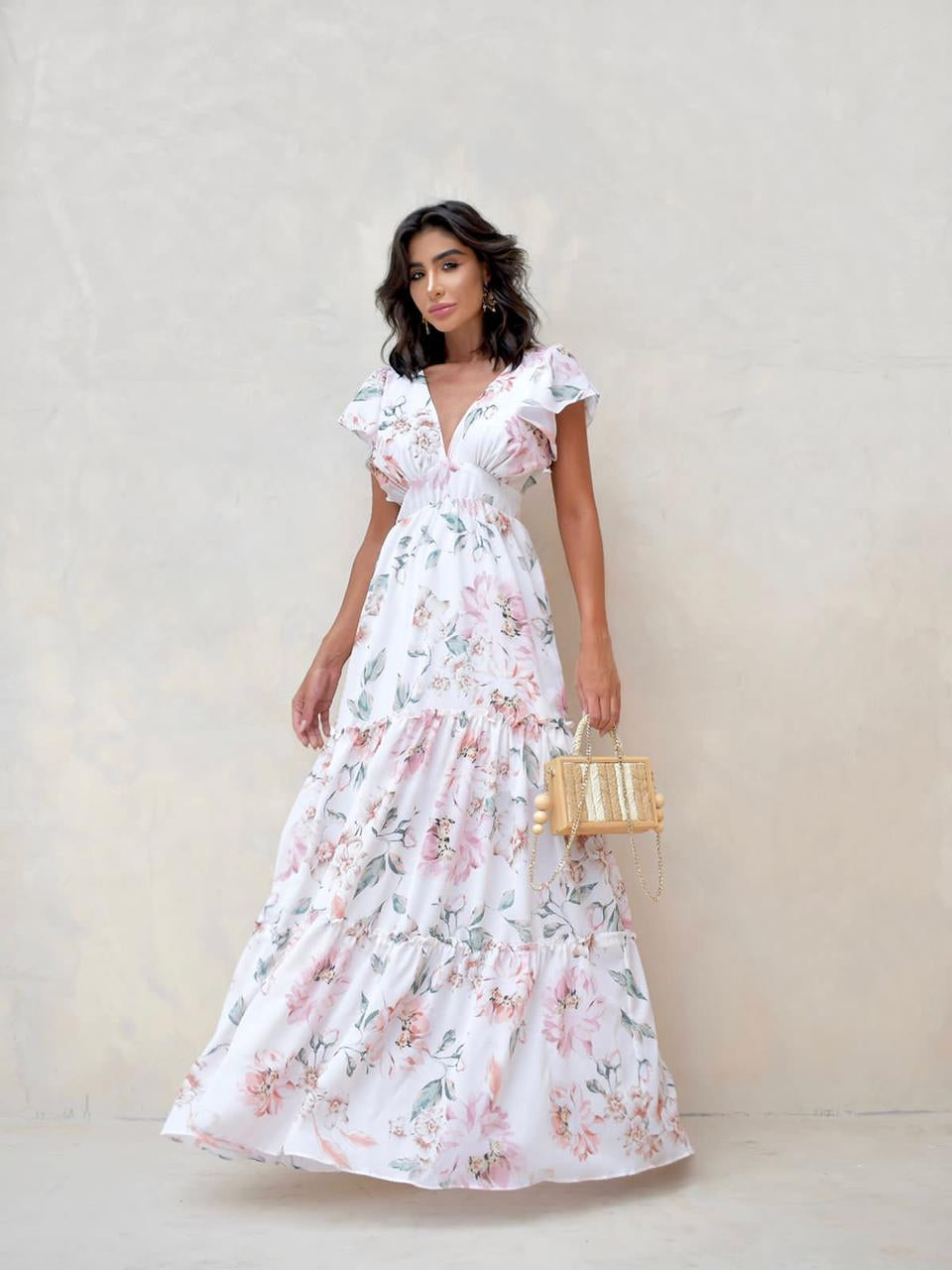 DAPHNE Maxi Floral Dress - FINAL SALE