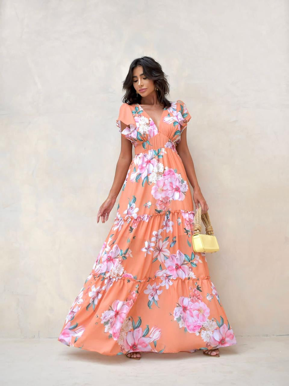 DAPHNE Maxi Floral Dress - FINAL SALE