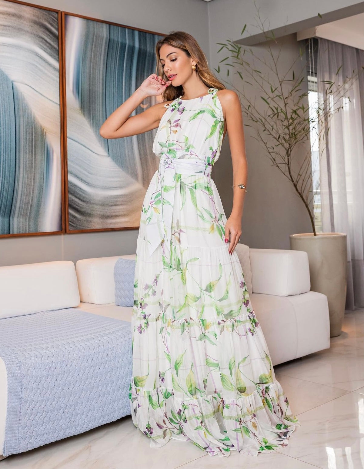 LILLE Floral Boho Maxi Dress - FINAL SALE