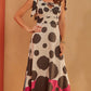 HAZEL Deconstructed Polka Dot Maxi Dress