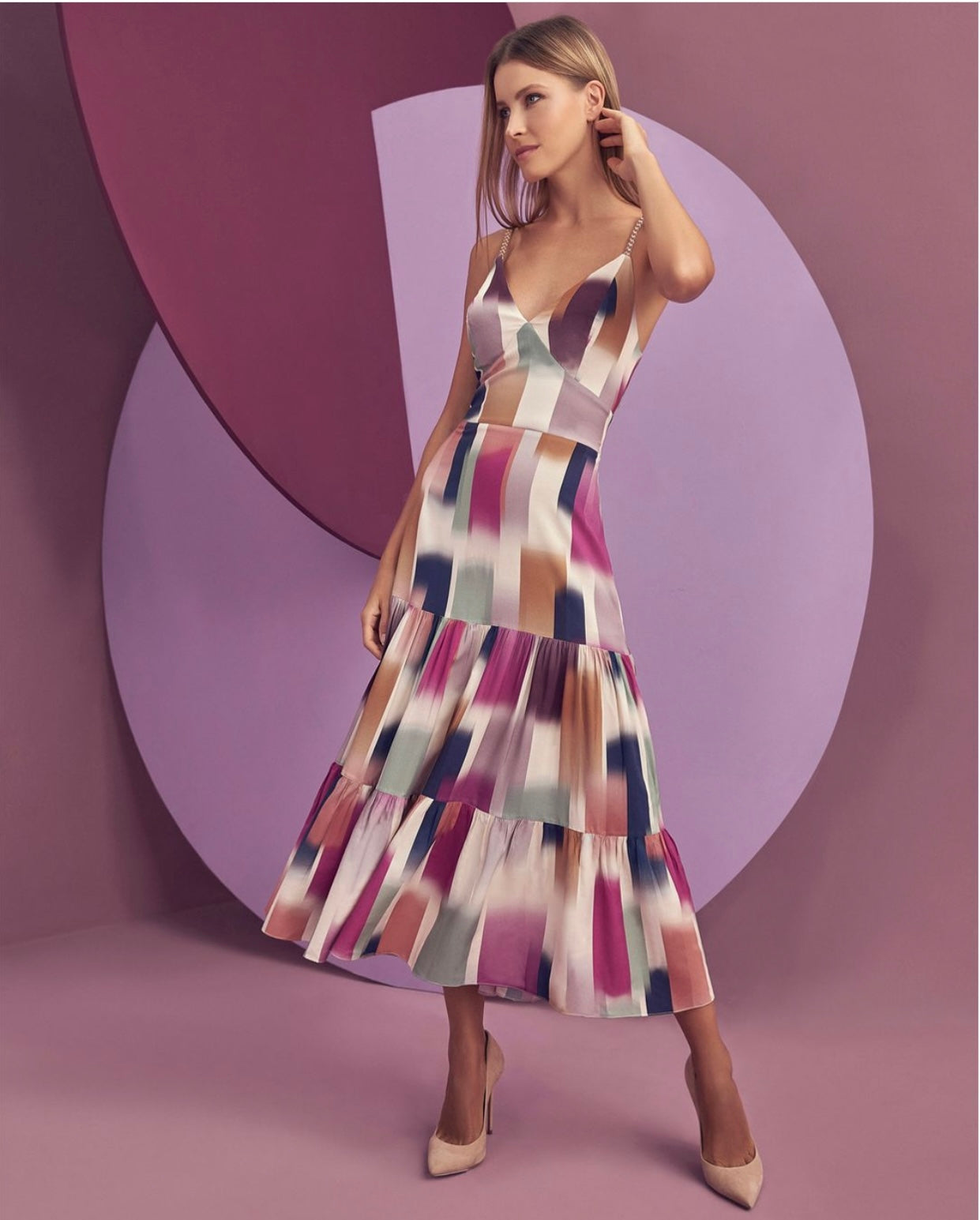 LEA Elegant Midi Dress - FINAL SALE