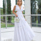 VIRGINIE Side Cutout Tiered Maxi Dress - FINAL SALE